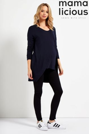 Mamalicious Maternity Wrap Tunic Top